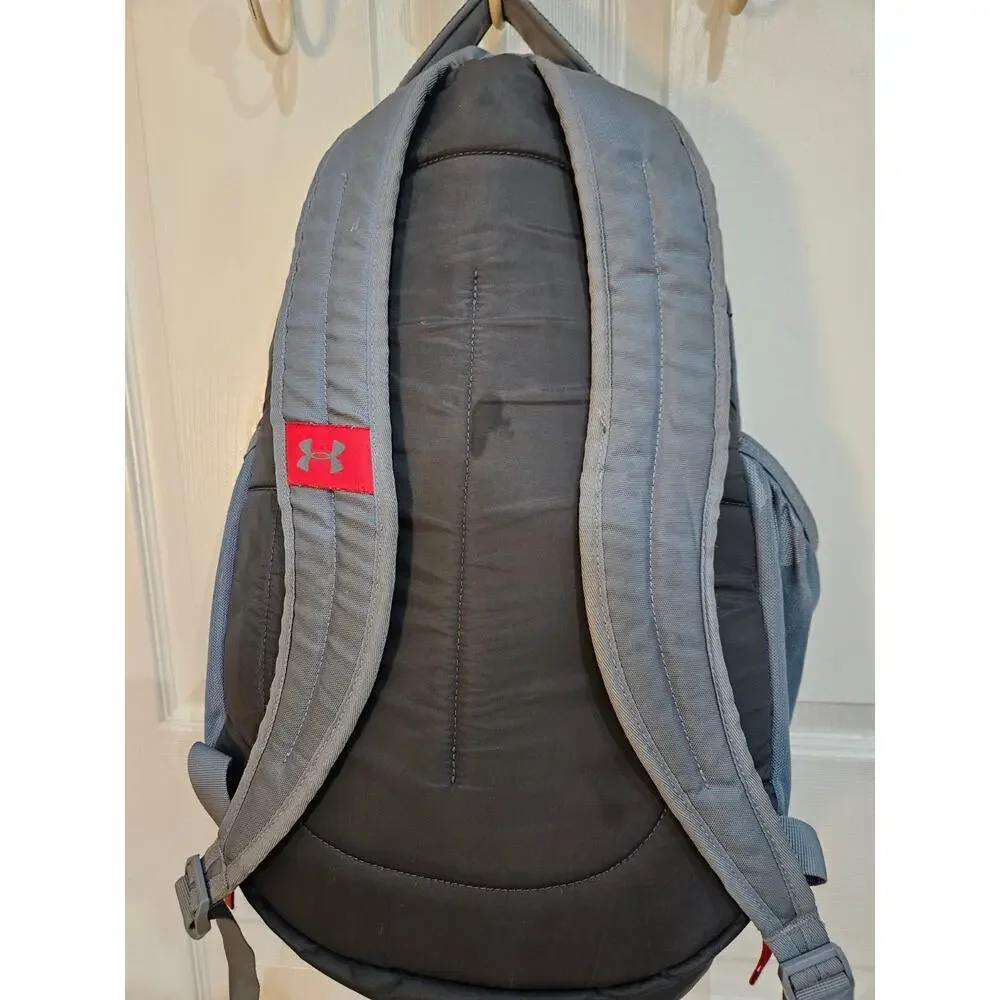 Under Armour Storm Back Pack Gray Red PreOwned
